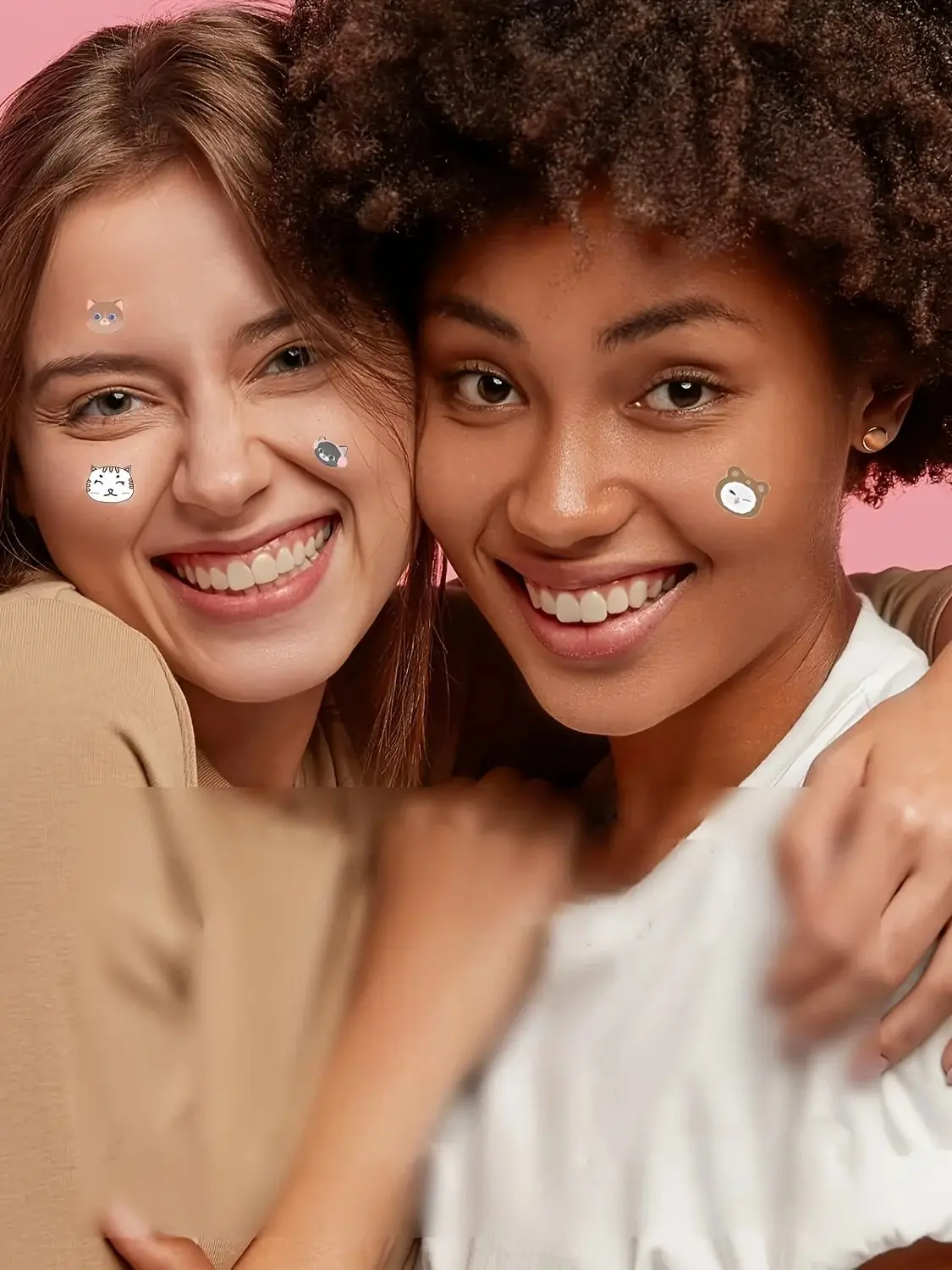 20 قطعة من ملصقات حب الشباب على شكل قطة كرتونية لطيفة، لتغطية العيوب، مقاومة للماء والعرق #4