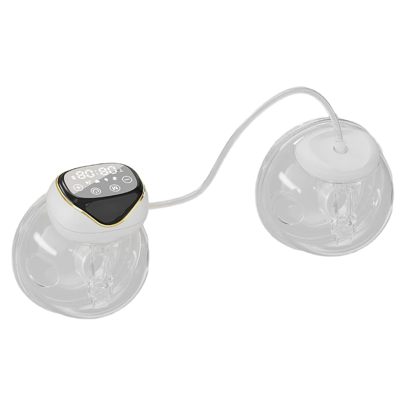 

Wearable Bilateral Portable Electric Breast Pump Fully Automatic Integrated Breast Pump Painless Hands-Free Black