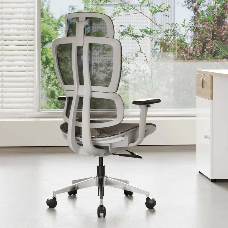 

3D Adjustable Ergonomic Mesh Office Chair with Adjustable Headrest and Fabric Backrest for Home Office-Modern Luxury Designpromo