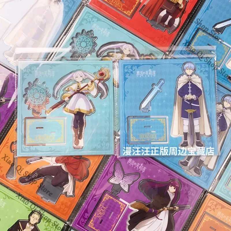 

Официальный оригинальный Frieren: Koniec Beyond Journey's Anime Ambitus, акриловый стоячий знак, папоротник Старк, квадратный элемент, украшение для рабочего стола