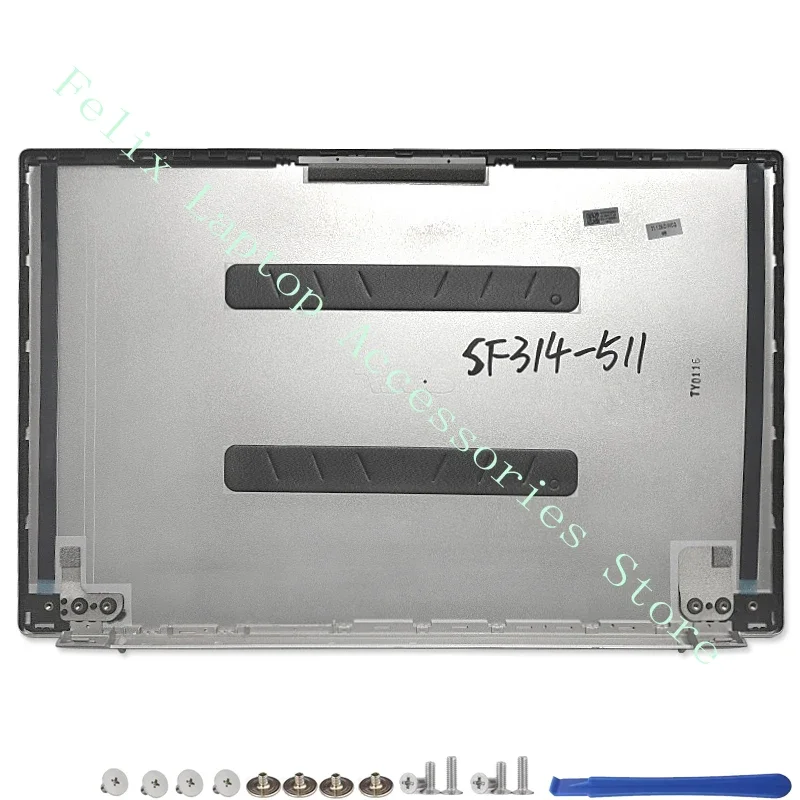 For Swift3 SF314-511 N20C12 SFX14-41G S3-511 LCD Back Cover Front Bezel Palmrest Bottom Case Laptop Housing Silver
