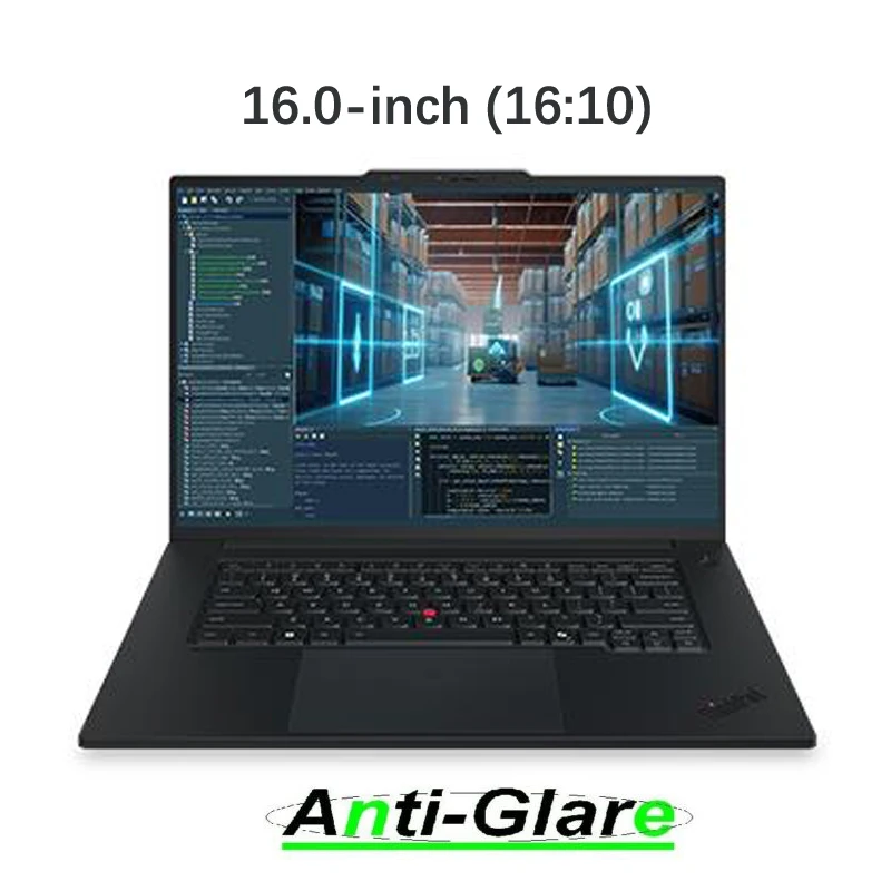 2X Anti Blue Light and Anti Glare Screen Protector Guard Cover for Lenovo ThinkPad T Series T1g Gen 8 Gen 9 16-inch (16:10)