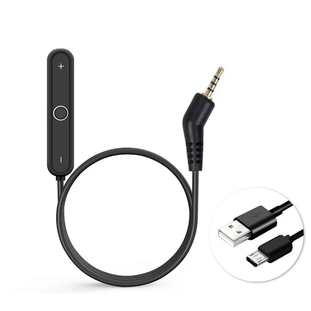 Музыкальный приемник Bluetooth 5,0, беспроводной стереоаудиоадаптер для наушников Bose QC3 QuietComfort 3,