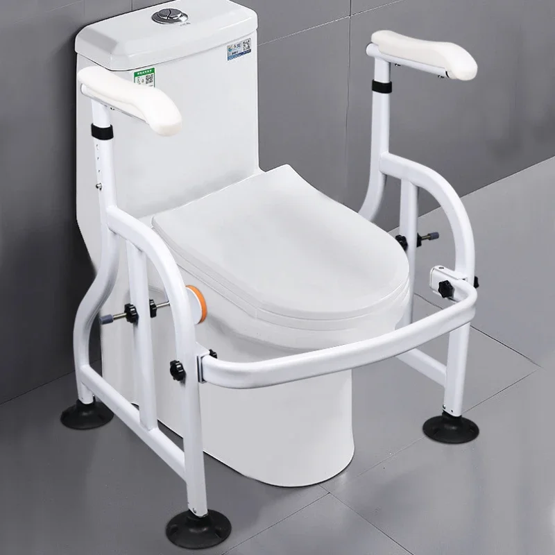 Elderly Flush Toilet Armrest Frame Disabled Safety Products Toilet Non-slip Commode Aluminium Alloy Stand Up Assist Device