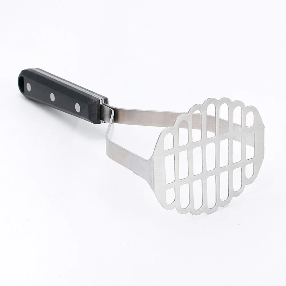 

1pc Stainless Steel Potato Ricer Manual Vegetable Masher Tool Heat Resistant Non-Slip Handle Hollow Design for Mashed Potatoes