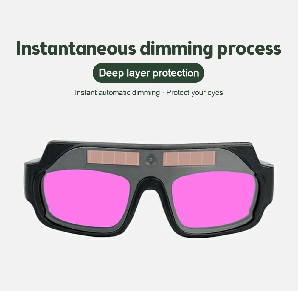 [New] Automatic Dimming Electric Welding Glasses Welder Burning Goggles Eye Mask To Protect Eye Glasses Against Strong Light