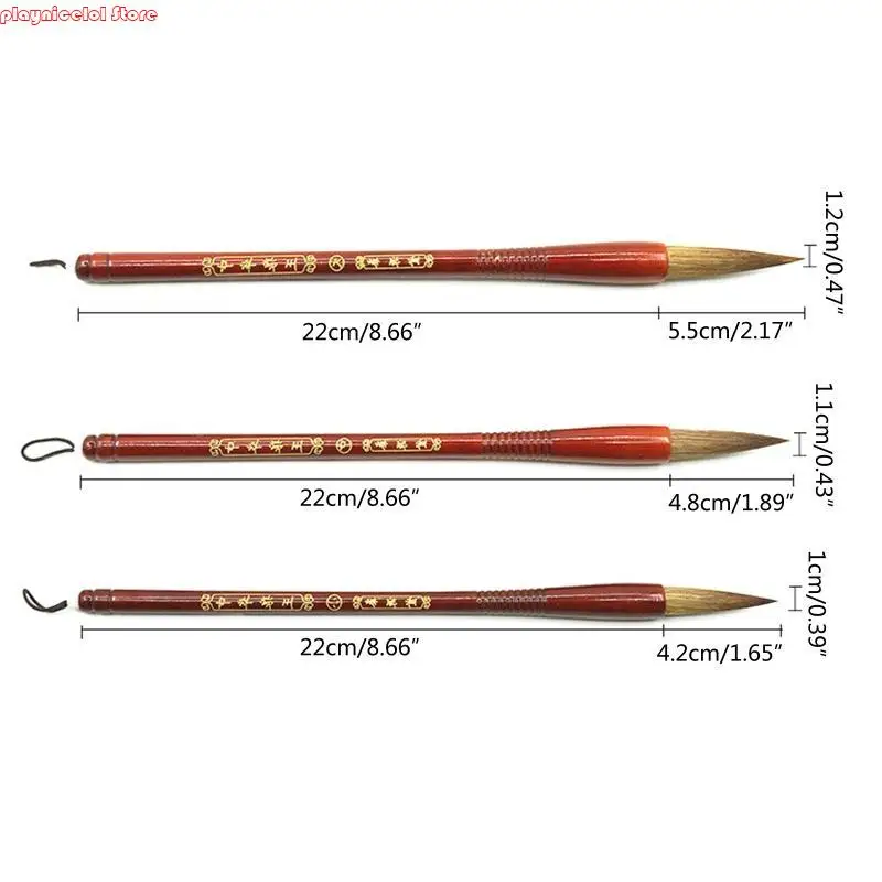 e8ba الصينية التقليدية الخط التقليدية وولف فرشاة القلم سومي الرسم فرشاة الفن الثابت