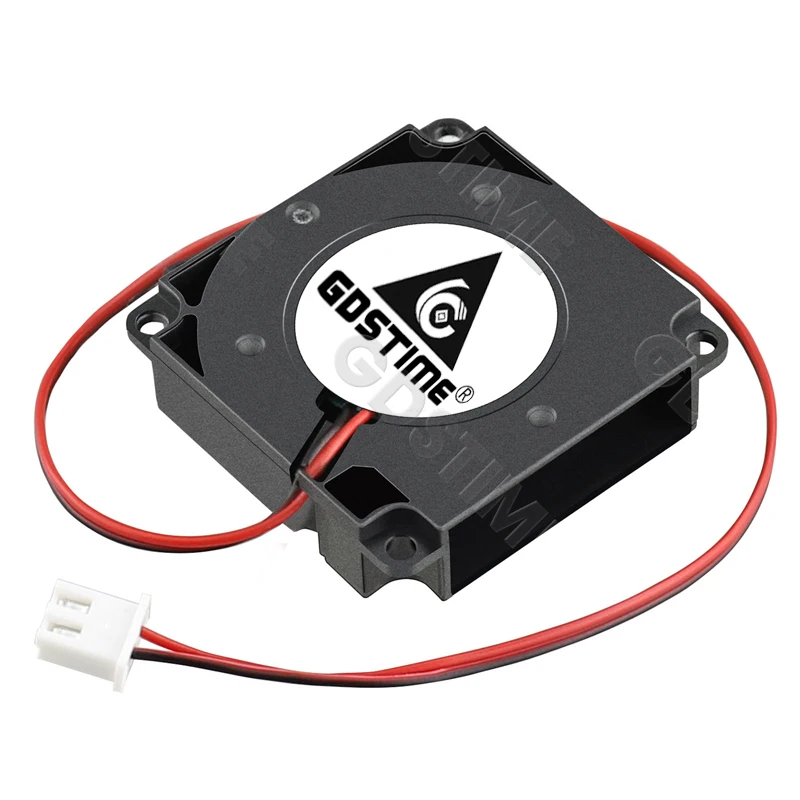 Gdstime DC 5V 12V 24V 40*40*10mm Dual Ball Blower 3D Printer Cooler 1.5 inch 4cm 40mmx10mm Mini Radiator Turbo Cooling Fan