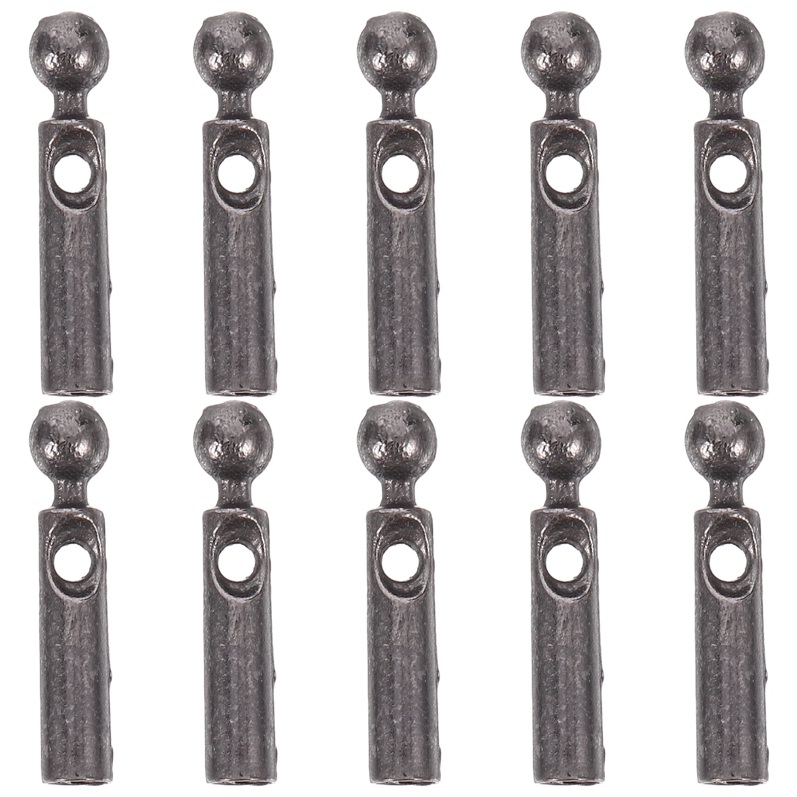 10pcs Umbrella Tail Beads Graceful Parasol Bone Zinc Copper Replacement Metal Durable Repair Parts Folding Easy Install Simple