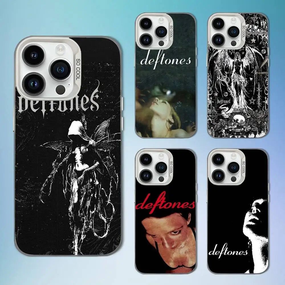 

Hot D-Deftones Band Phone Case For iPhone 16,15,14,13,12,11,Mini,XS,Pro,SE,MAX White Matte Shockproof Cover