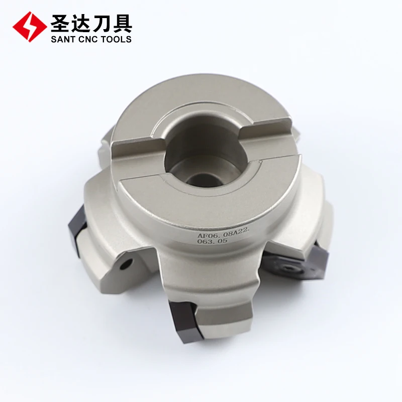 Metal Cutting Tools Indexable Face Milling Cutter Used in CNC Machining Center