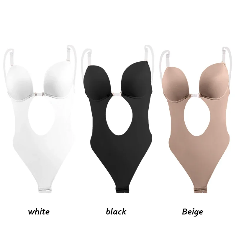 Corset Women Full Body Shaper Underbust Wedding Party Sexy Deep V-Neck Shapewear Underwear Body Shaping And Slimming Clothing JS