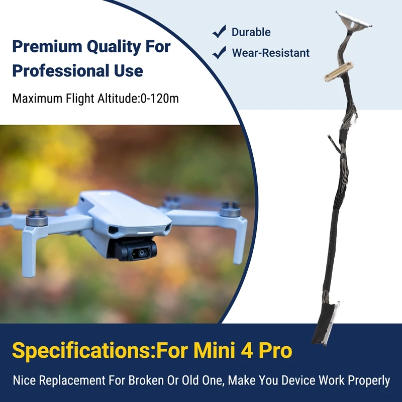 Gimbal Signal Cable For DJI MINI4PRO Gimbal Camera Signal Cable Coaxial Cable For Mini Gimbal Camera