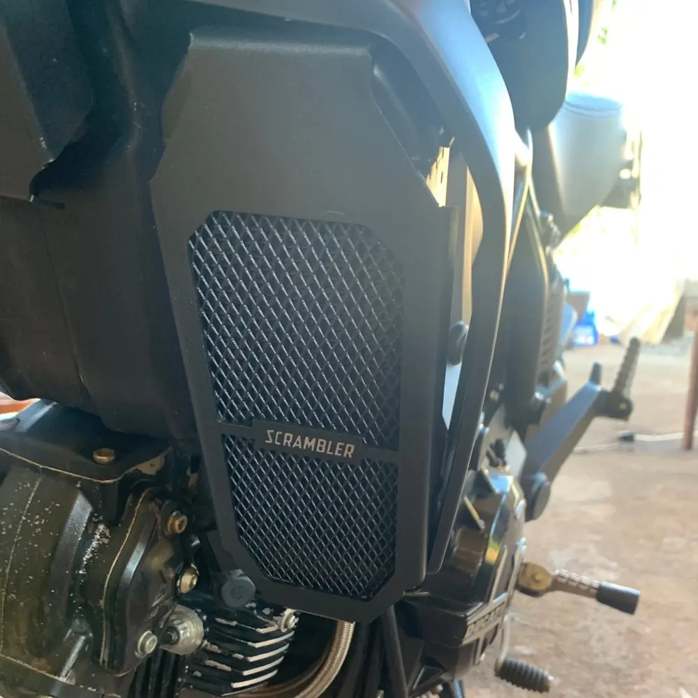 Retificador guarda refrigerador de óleo guarda grade capa protetor para ducati scrambler800 scrambler 800 2015-2021 2022 2023 cnc motocicleta