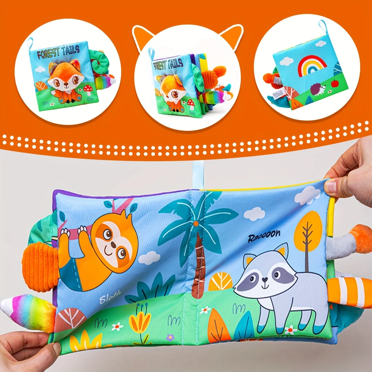 كتب قماشية على شكل حيوانات، كتب قماشية قابلة للطي، ألعاب تعليمية لمرحلة ما قبل المدرسة، ألعاب تفاعلية