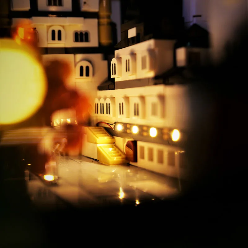 Kit luce LED per LEGO 21063 Neuschwanstein Castle Architecture Regalo di Natale (Non include blocchi di costruzione Set di mattoni Modello)