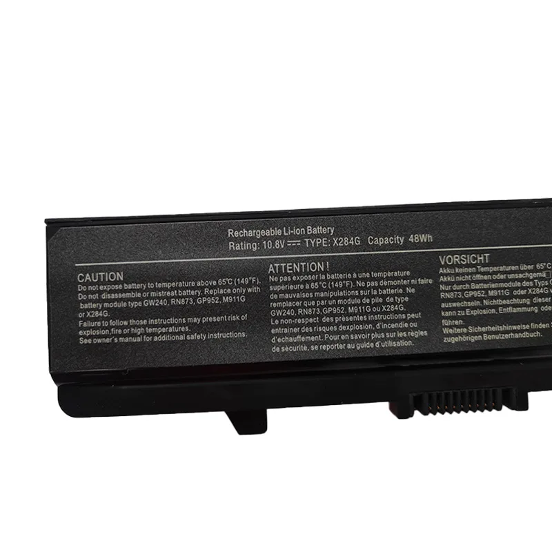 10.8V 4400mAh for Dell Inspiron 1525 1526 1545 1546 1440 1750 X284G Laptop Battery