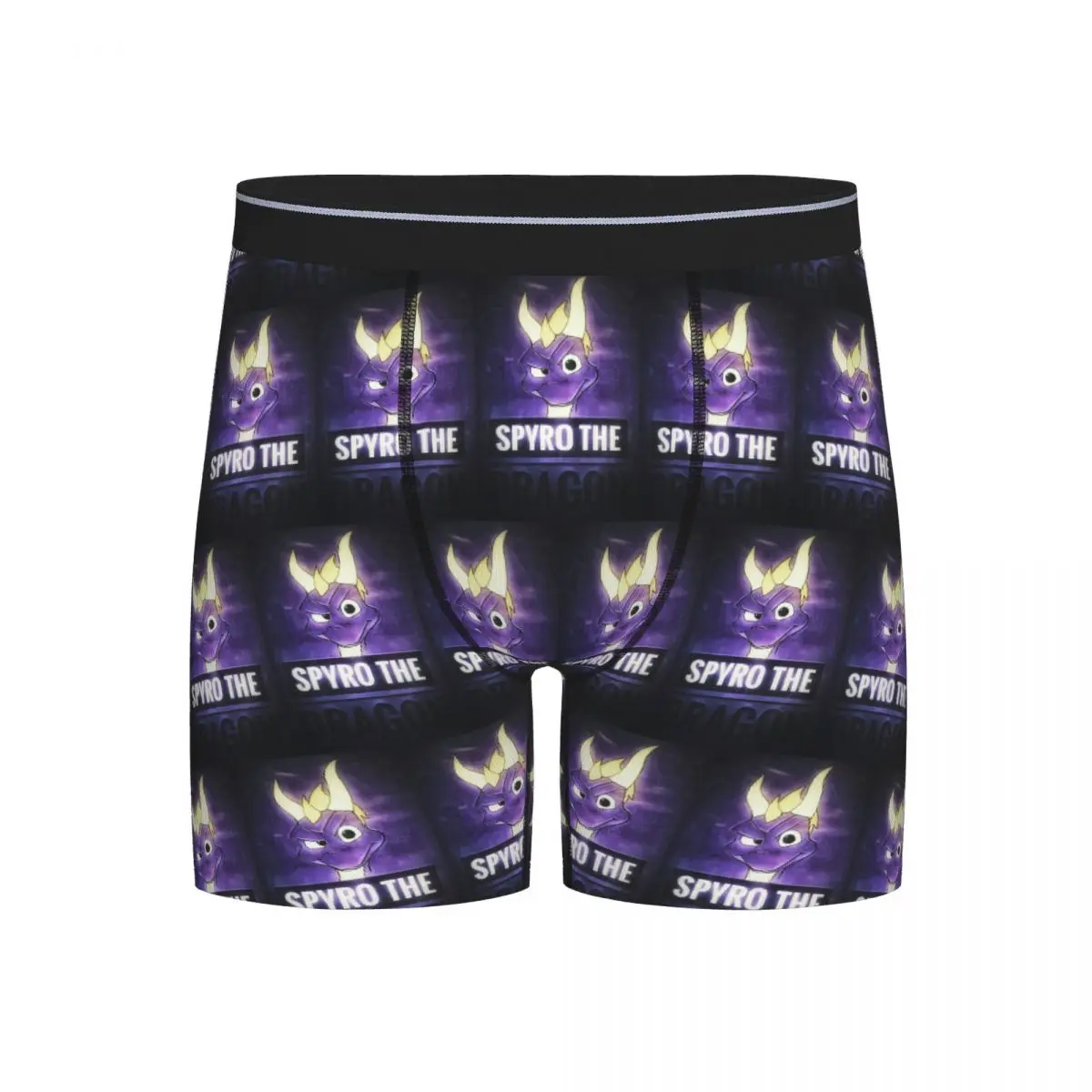

Long Boxer Underpants Shorts Ice Spyro Panties Men's Ventilate Underwear for Homme Man Boyfriend Gift