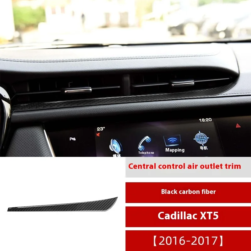 

For Cadillac XT5 Carbon Fiber Mid-control Trend Trim Decorative Sticker Interior Modification