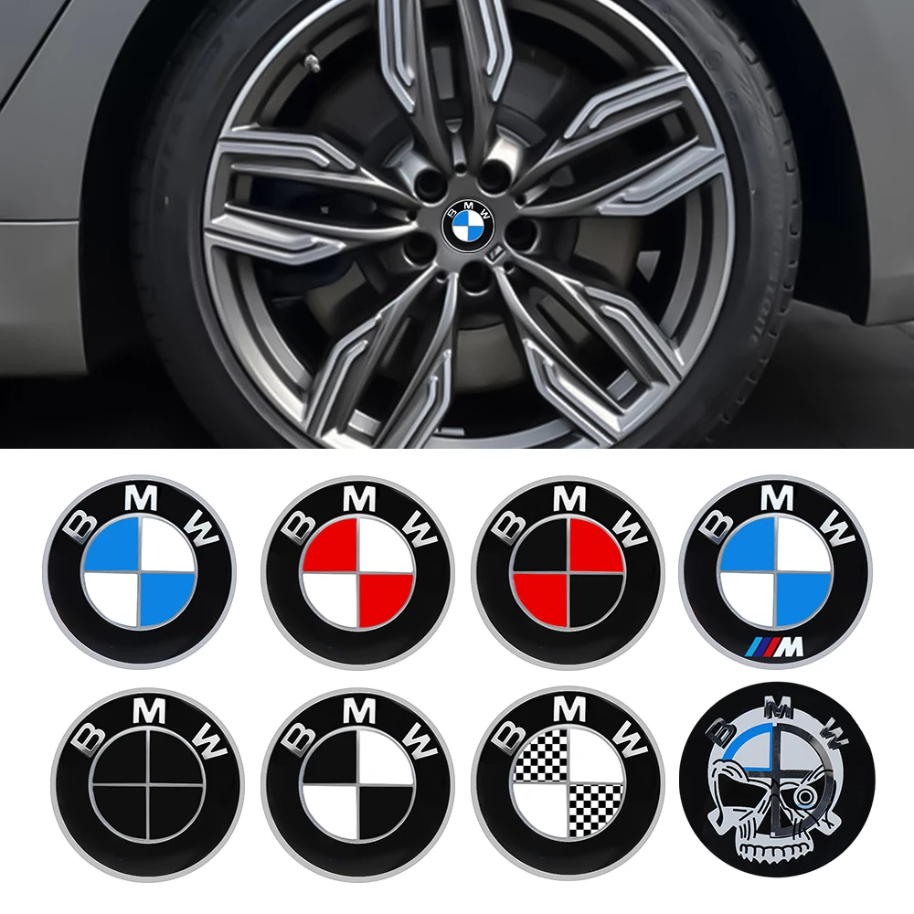 

4 шт. 56/60/65 мм накладки на центральные колпаки колесных дисков, защитные наклейки для BMW M Performance F10 F07 E90 E60 F30 E89 E85 E91 E92 X4 X6 3 5