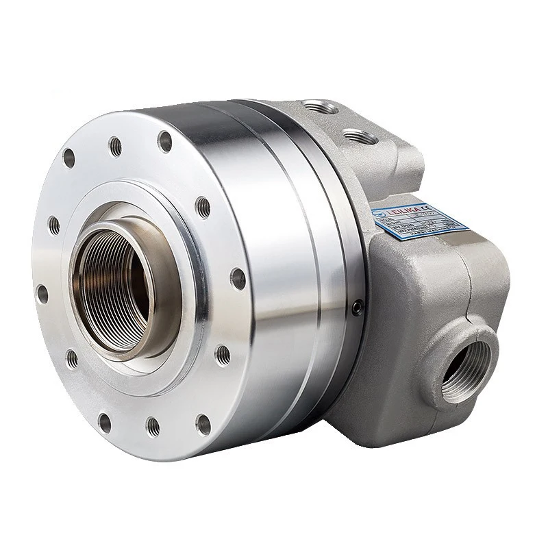 

Short Type Thru-Hole Rotary Hydraulic Cylinder with Safety Device
