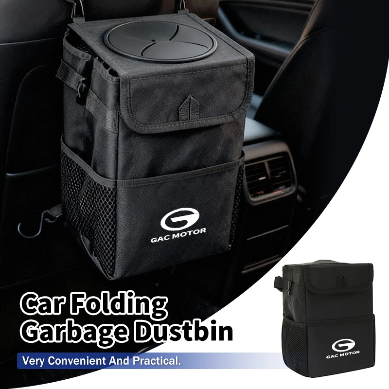 

Car Foldable Storage Bag Oxford Cloth Trash Bin Organizer Box For Trumpchi GS3 GS4 GS5 GS8 GA3 GA4 GA5 GA6 GA8 GM6 GM8 M8 M6