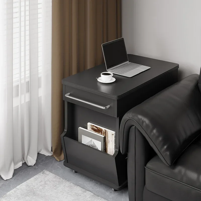 Living room movable  can be lifted sofa abinet simple moderntable side cabinet