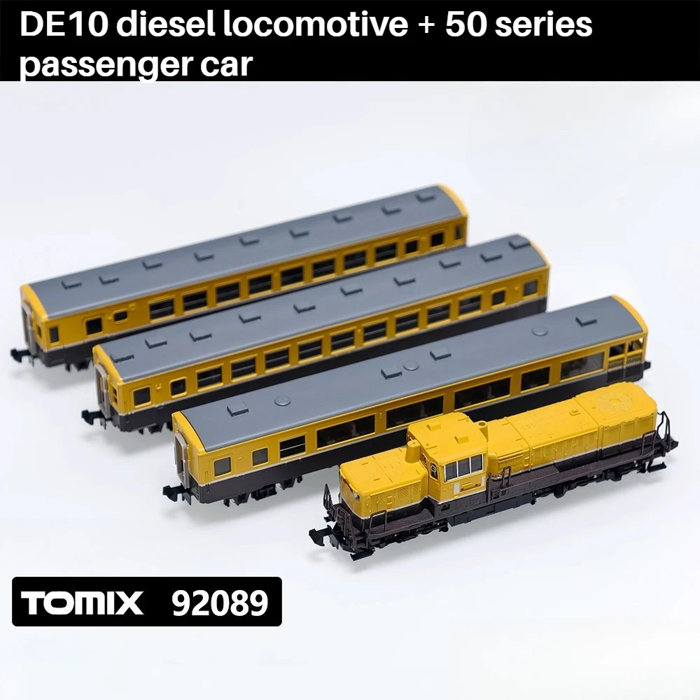

TOMIX N-тип масштабная модель поезда 1/160 DE10 дизельный локомотив 50 серии пассажирский автомобиль 92089 4-автомобильный набор поезда игрушка для мальчика в подарок