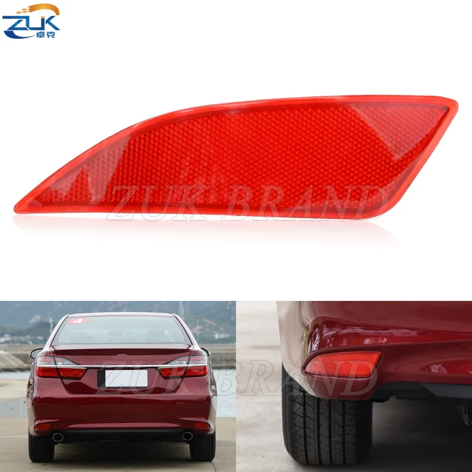 Car Accessories Rear Bumper Fog Light Reflector Lamp Lens For TOYOTA CAMRY 2015 2016 ACV51 AVV50 ASV50 81920-06030 81910-06040