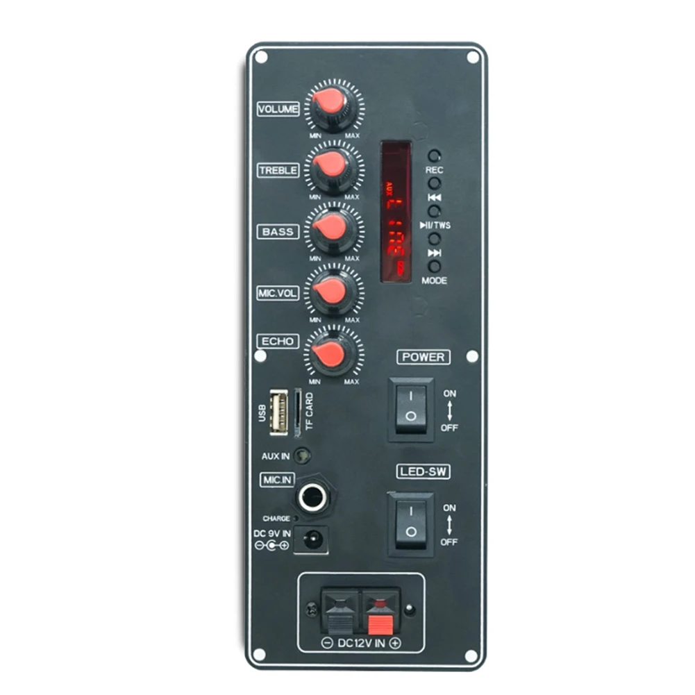 T35C MP3 Decoding Board with Treble and Adjustment Knob Support MP3/WMA/WAV/Flac/Ape Audio Receiver Module Easy Operate