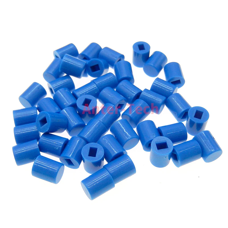 50pcs A06 7-color Pushbutton Switch 6*7mm Fit 5.8*5.8 7*7 8*8 8.5*8.5 Plastic cap Cap Cap Set Switch cap Plastic cover