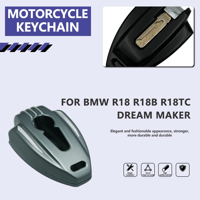 

for BMW R18 R18B R18TC Motorcycle Keychain Key Case Accessories 1PCS Black Motorcycle Decoration Free Shipping R 18 B Keychain