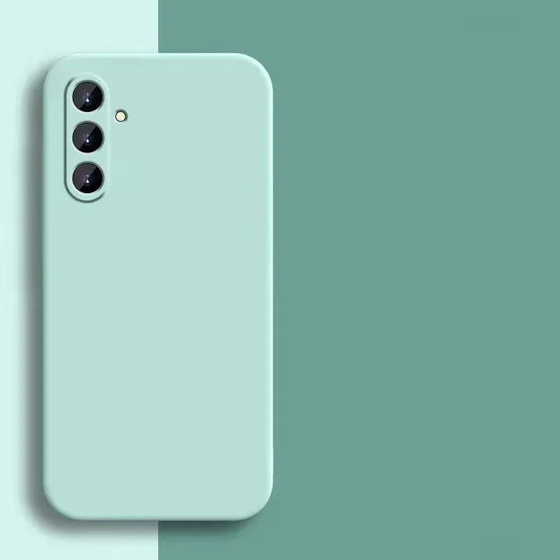 Quadratische Silikon-Schutzhülle für Samsung Galaxy A18 A17 A27 A37 A57 A07 A06 A16 A26 A36 A56 A15 A25 A35 A55 4G 5G Hüllen – Detail 2