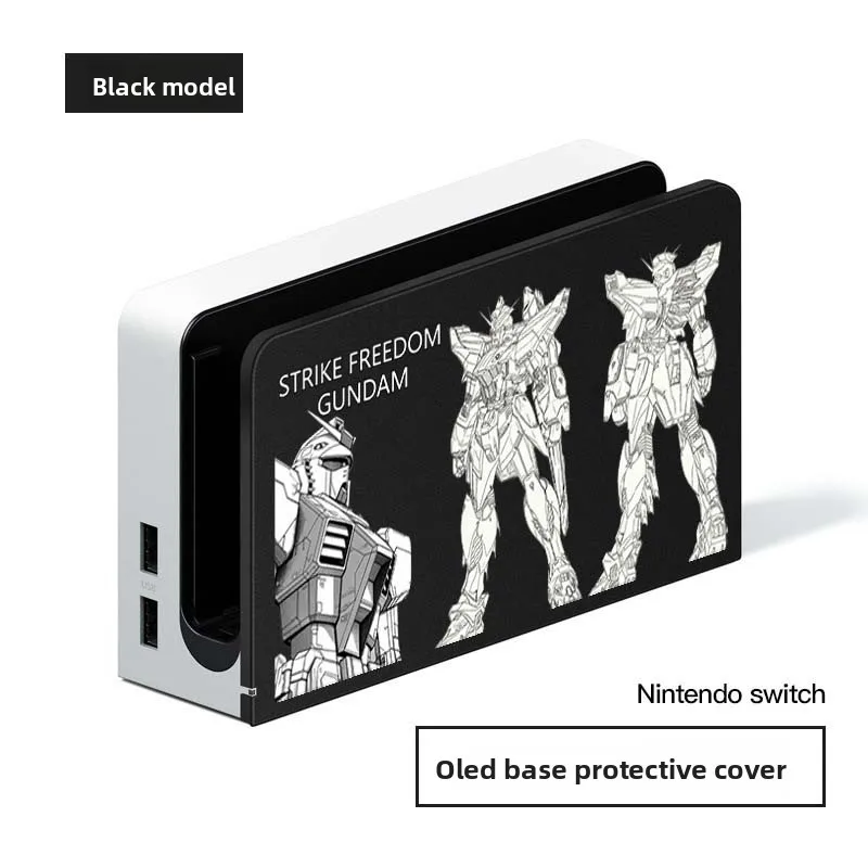 Мобильный костюм Gundam, защитный чехол для игровой консоли для Switch Oled, защитная крышка из ТПУ, защита от царапин, защитный чехол для OLED-консоли