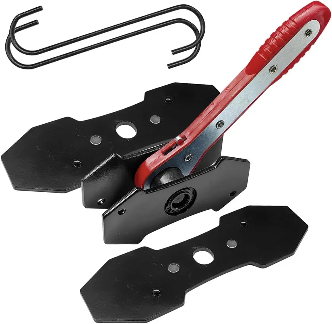 

Brake Caliper Press Tool, 360° Auto Swing Ratchet Wrench with 2 Steel Plates, Caliper Piston Spreader (3PCS)