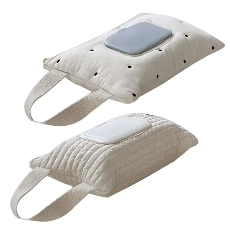 Caixa de tecido montada em carro, suporte para lenços umedecidos, organizador de armazenamento de papel, alça de grande capacidade, design de alça