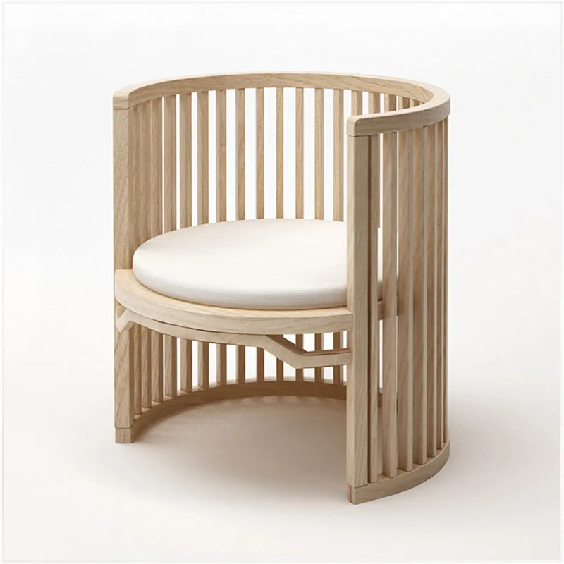 كرسي ترفيهي، شخصية مبتكرة من القماش الخشبي الصلب، أثاث فندقي لمطعم مكتب المبيعات الصينية الحديثة