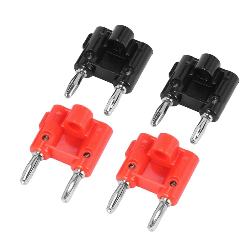 8 Pcs Screw Type Dual Banana Plug Speaker Connectors 436 + Type