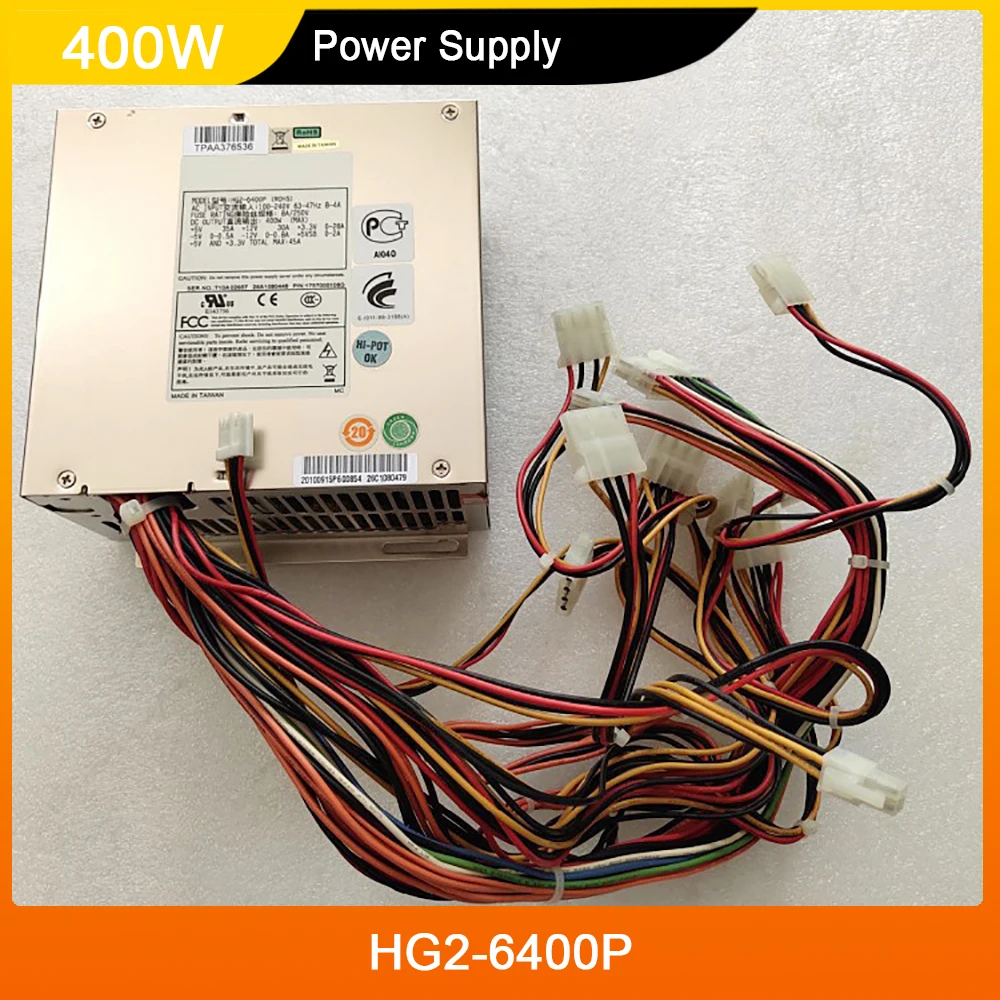HG2-6400P 400W For ADVANTECH Industrial Computer Equipment Power Supply
