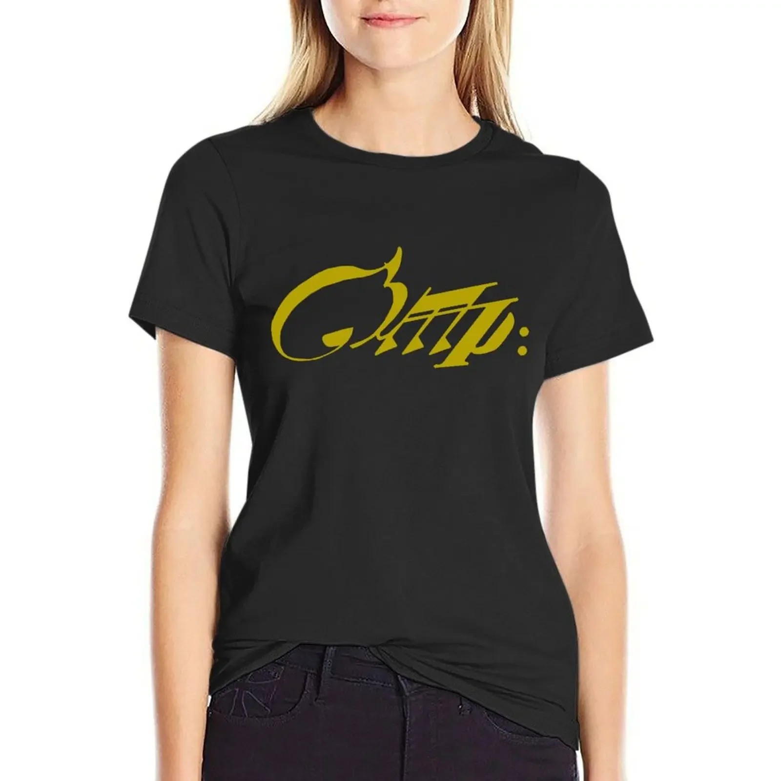

Ink Theory - Gold T-shirt female funny western t-shirt dress for Women