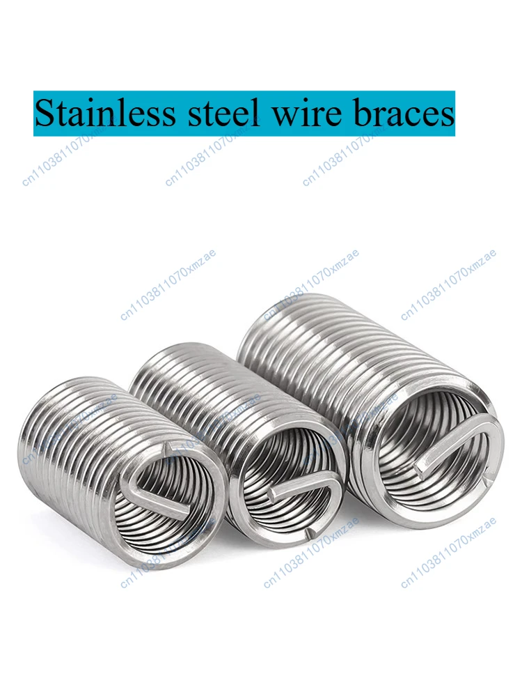 

5PCS 304 Stainless Steel Wire Threaded Sleeve Screw Sleeve M2 M2.5 M3