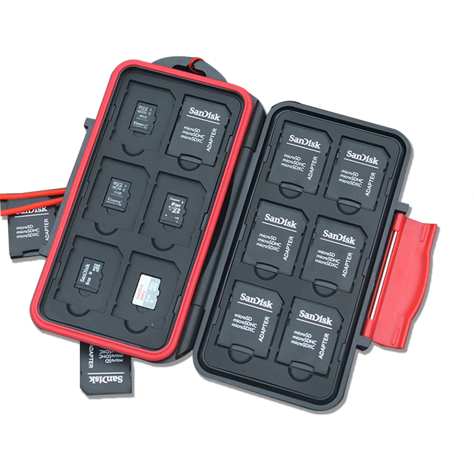 TPC Memory Card Case Water Resistant Holder Supper Tough SD Card Holder Micro sd Case Cards Box Wallet For ds Games SD/TF