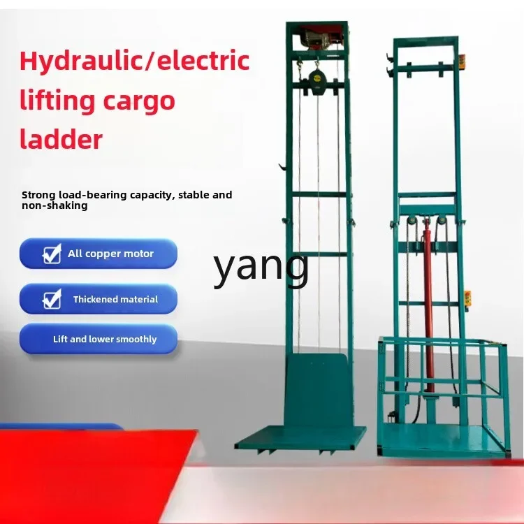 XYY Electric Lift Freight Elevator Household Lift Small Platform Simple Warehouse Lift