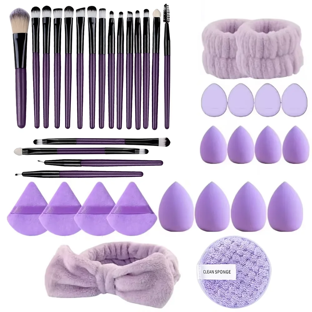 20PCS Detail Makeup Brushes Kit Soft Bristles Concealer Eyeliner Brush Eyeshadow Shader Brush Facial Cosmetic Beauty Tools