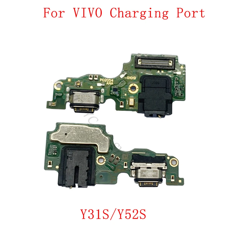

Плата USB-разъема для зарядки для VIVO Y31S Y52S, зарядный порт, гибкий кабель, запасные части