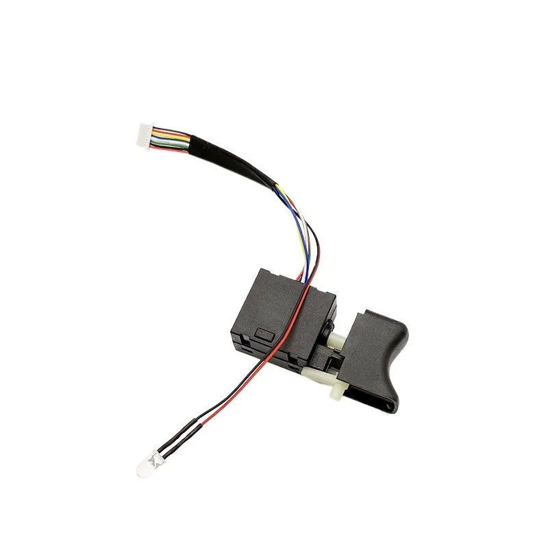 Lithium Battery Electric Wrench Switch Brushless Speed Control Switch 8-wire Switch Lithium Battery Drilling