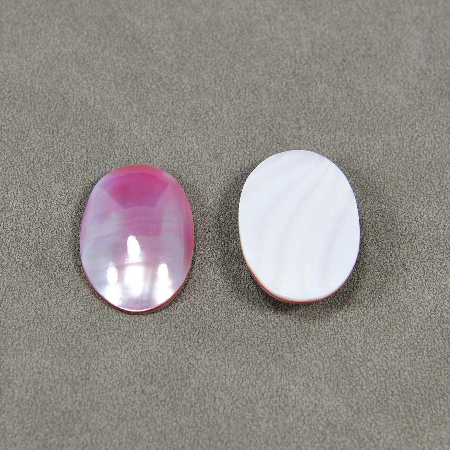 APDGG 5 peças grande concha de mar rosa natural mabe madrepérola contas soltas para fazer joias DIY