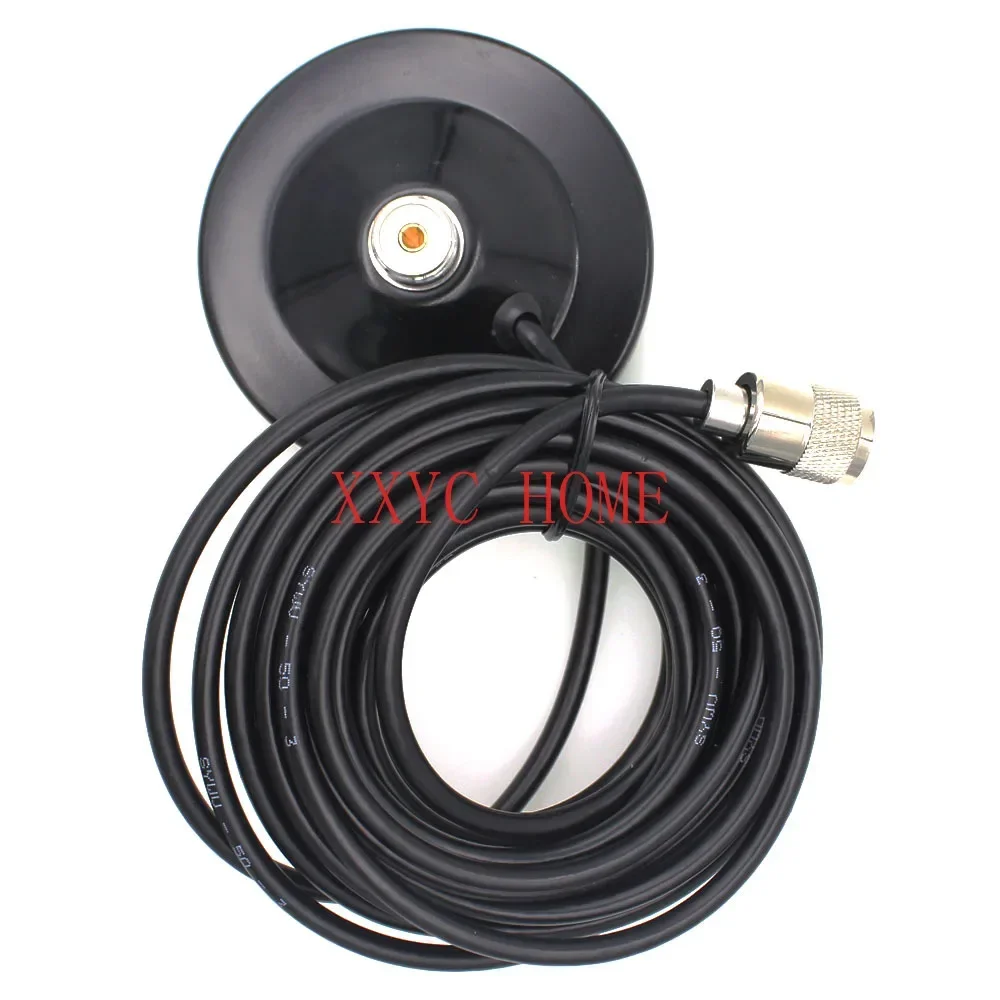 Feeder Cable for Car Mobile transceiver Car Antenna 9cm 11.5cm diameter Magnet Antenna Car sucker