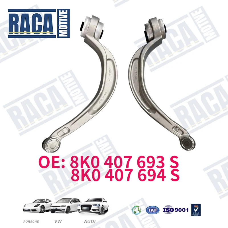 For Audi A4 A5 Q5 A7 RS5 RS4 Porsche Macan 95B Front Left/Right Lower Control Arm 8K0407693S 8K0407693AD 8K0407694S 8K0407694AD