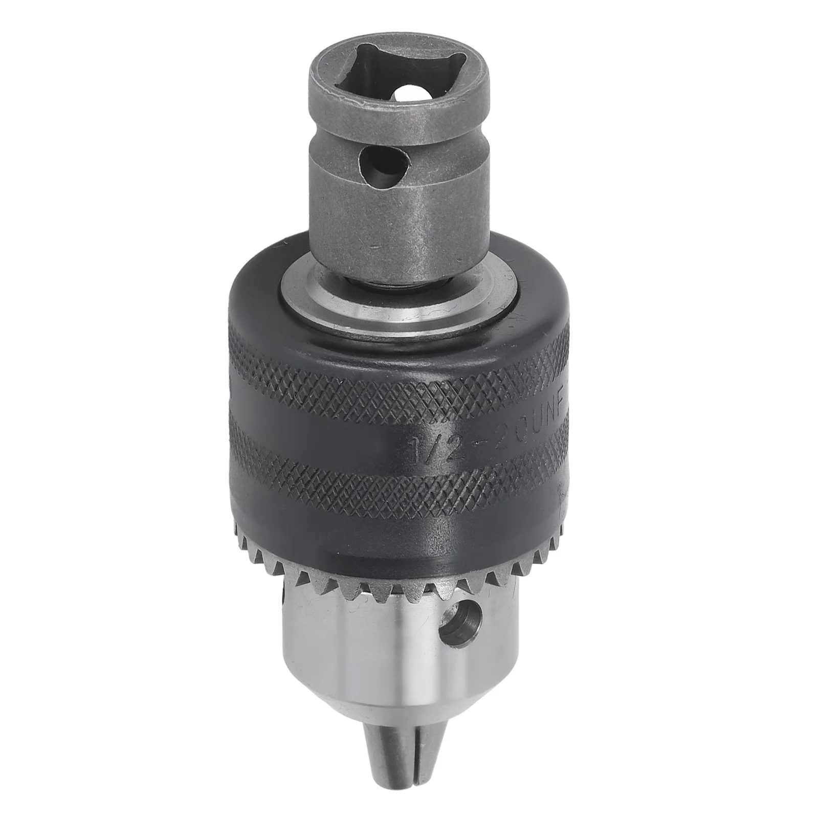 3 Jaw Drill Chuck 1/16‑1/2in with Tightening Key for Impact Pneumatic Screwdriver Mill Lathe